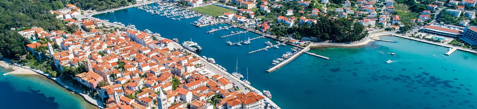 Sailing along the Dalmatian Coast in Croatia