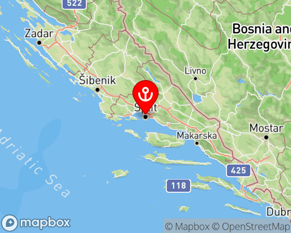 Split location map showing coastline and surrounding area